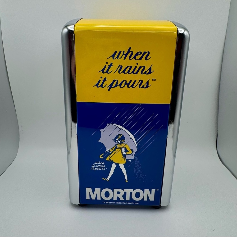 NWT Morton Napkin Dispenser in Blue / Yellow